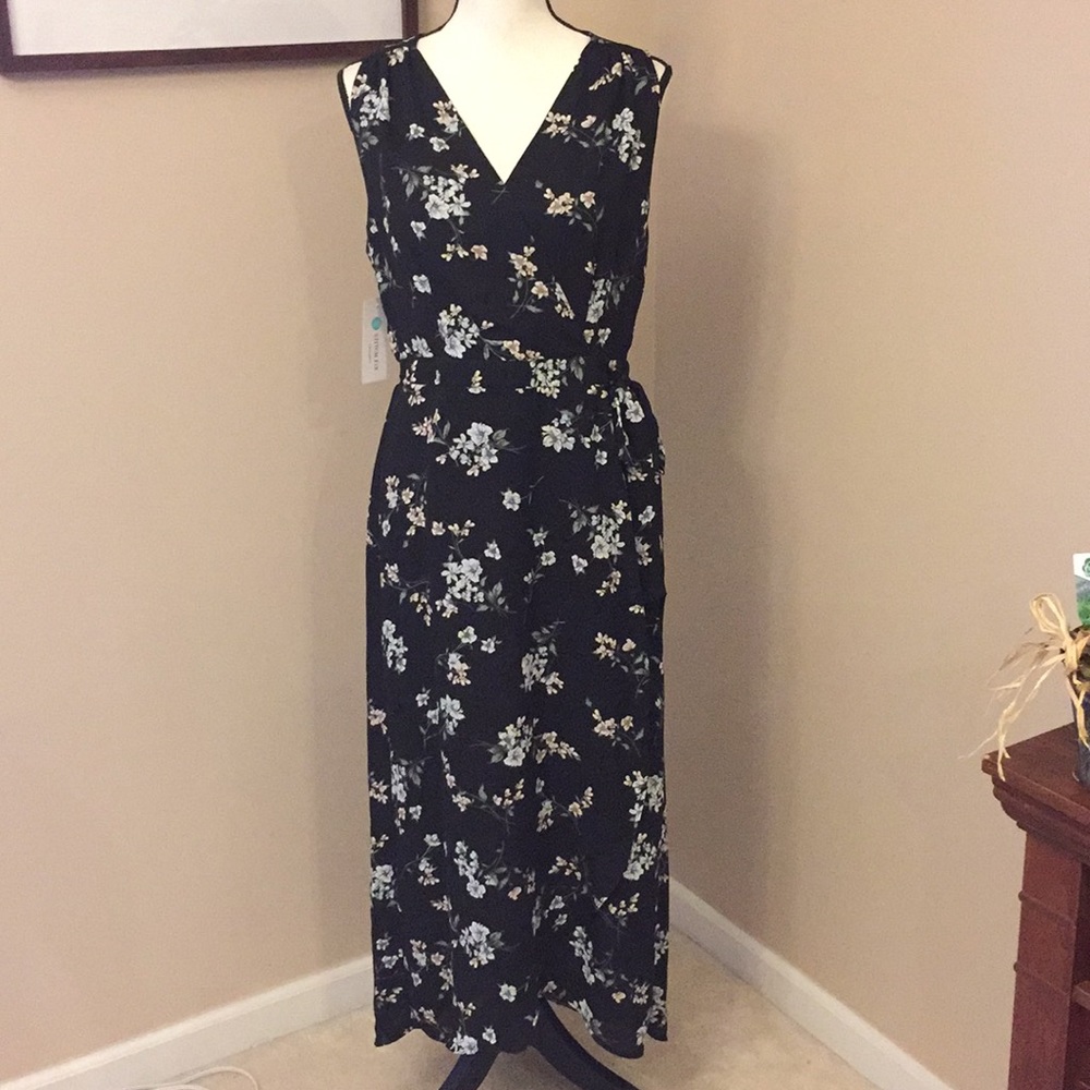 NWT stitch fix Collective Concepts wrap dress, L